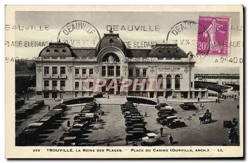 Cartes postales Trouville Place du Casino