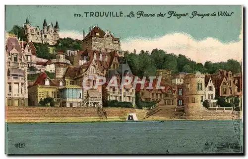 Cartes postales Trouville Groupe de villas