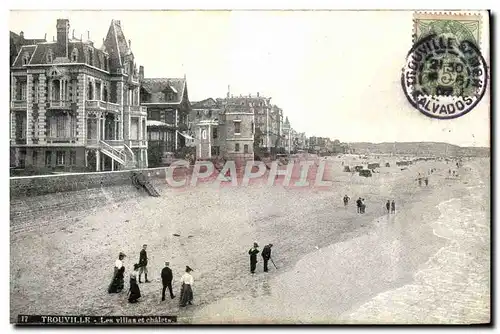 Cartes postales Trouville Les villas et chalets