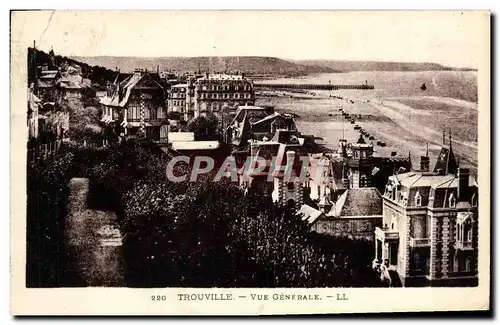 Cartes postales Trouville Vue generale