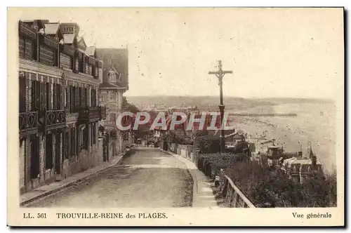 Cartes postales Trouville La reine des plages Vue generale