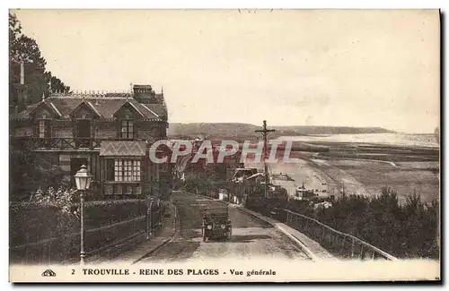 Cartes postales Trouville Reine des plages Vue generale