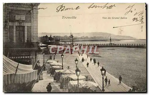 Cartes postales Trouville Vue du grand salon