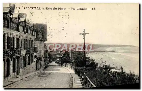 Ansichtskarte AK Trouville La reine des plages vue generale