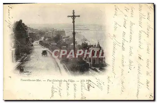 Ansichtskarte AK Trouville Sur Mer Vue generale des villas