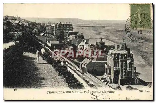 Ansichtskarte AK Trouville Sur Mer Vue generale des villas