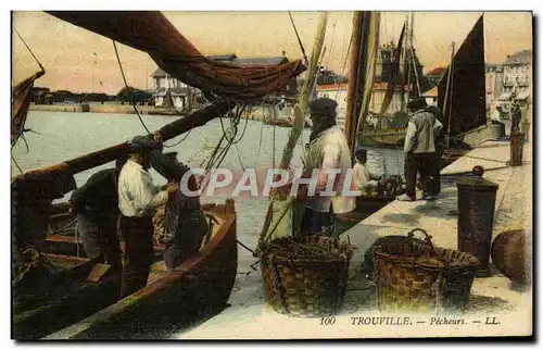 Cartes postales Trouville Pecheurs TOP
