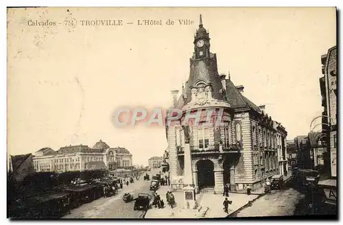 Cartes postales Trouville L&#39Hotel de ville