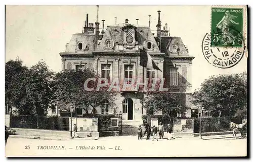 Cartes postales Trouville L&#39Hotel de ville