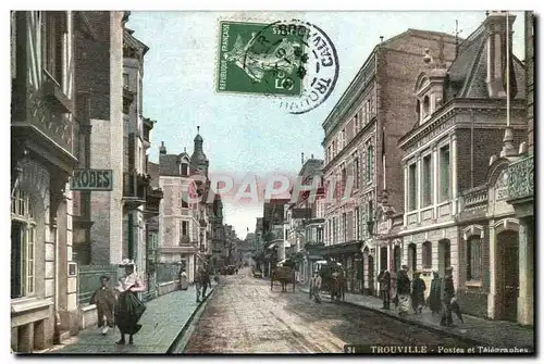 Cartes postales Trouville Postes et Telegraphes