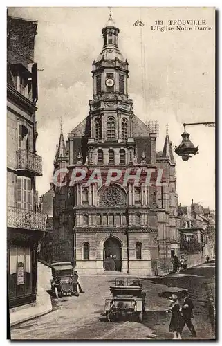 Cartes postales Trouville L&#39Eglise notre dame