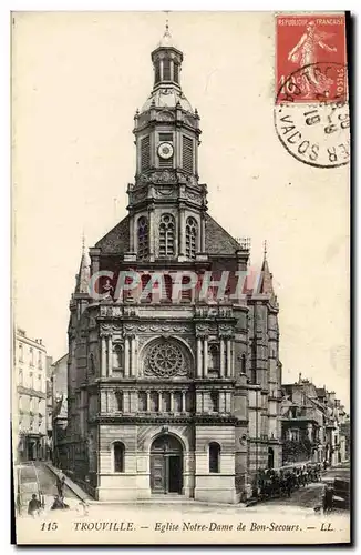 Cartes postales Trouville Notre dame de bon secours