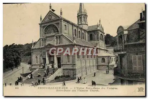 Ansichtskarte AK Trouville Sur Mer L&#39Eglise notre dame des victoires