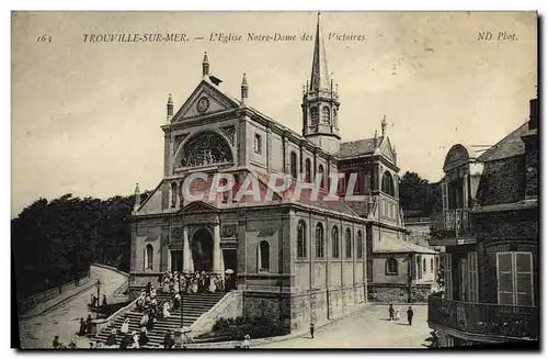 Ansichtskarte AK Trouville Sur Mer L&#39Eglise notre dame des victoires