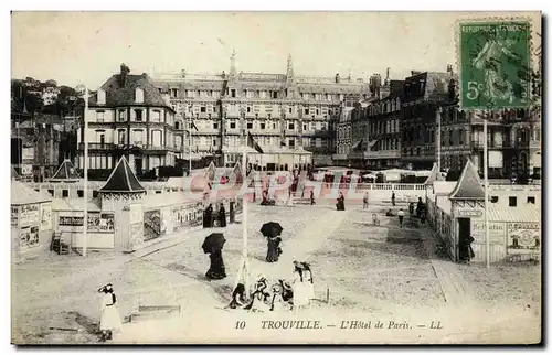 Cartes postales Trouville L&#39Hotel de paris