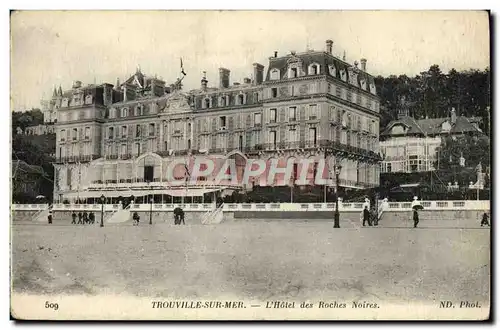 Cartes postales Trouville Sur mer L&#39hotel des roshes noires