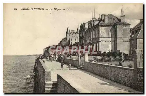 Cartes postales Arromanches La digue