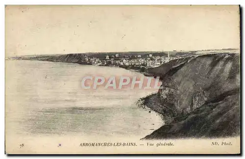 Cartes postales Arromanches Les bains vue generale