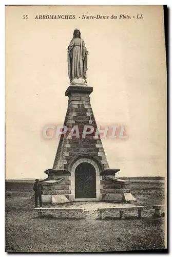 Ansichtskarte AK Arromanches Notre dame des flots