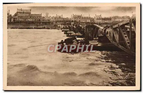 Ansichtskarte AK La Normandie arromanches Les bains le port de la liberation 1944 Perspective du large sur la dig