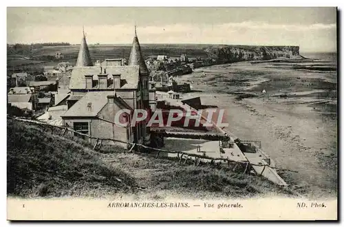 Cartes postales Arromanches Les bains vue generale