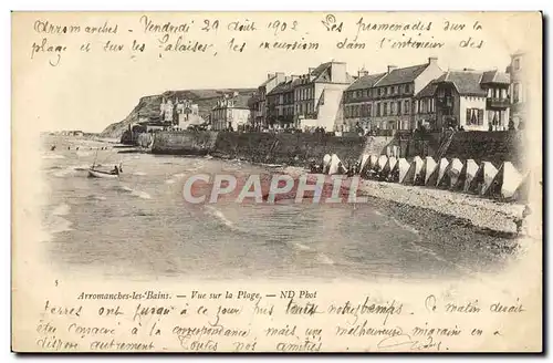 Cartes postales Arromanches Les Bains Vue Sur La Plage