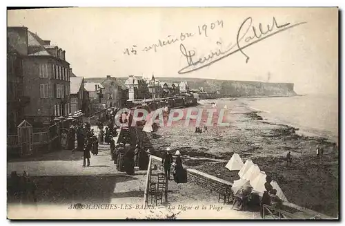 Cartes postales Arromanches Les Bains La Digue Et La Plage