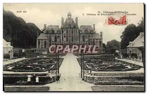 Cartes postales Chateaux Du Calvados Chateau De Balleroy Vue Ensemble