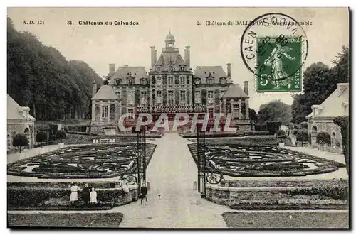 Cartes postales Chateaux Du Calvados Chateau De Balleroy Vue D&#39Ensemble