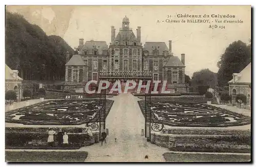 Cartes postales Chateaux Du Calvados Chateau De Balleroy Vue D&#39Ensemble