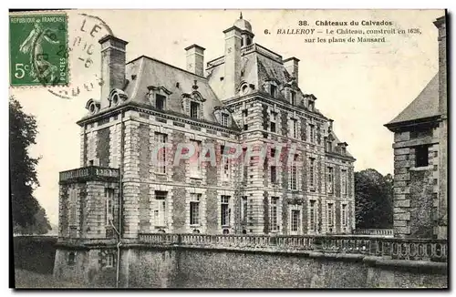 Cartes postales Chateaux du calvados Balleroy le chateau