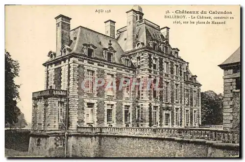 Ansichtskarte AK Chateaux du calvados Balleroy le chateau