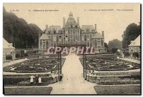 Cartes postales Chateaux du calvados chateau de Balleroy vue d&#39ensemble