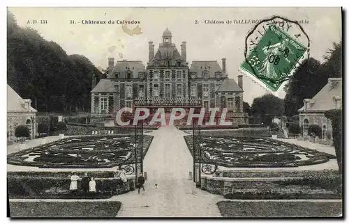 Cartes postales Chateaux du calvados chateau de Balleroy vue d&#39ensemble