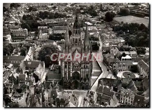 Cartes postales moderne Bayeux vue aerienne