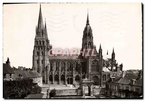 Moderne Karte Bayeux La cathedrale partie laterale