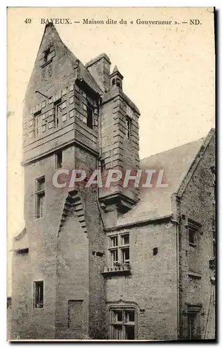 Ansichtskarte AK Bayeux Maison dite du Gouverneur