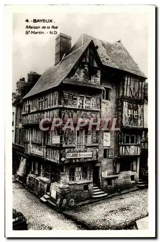 Cartes postales Bayeux maison de la rue st martin