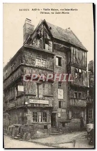 Cartes postales Bayeux Vieille maison rue saint martin