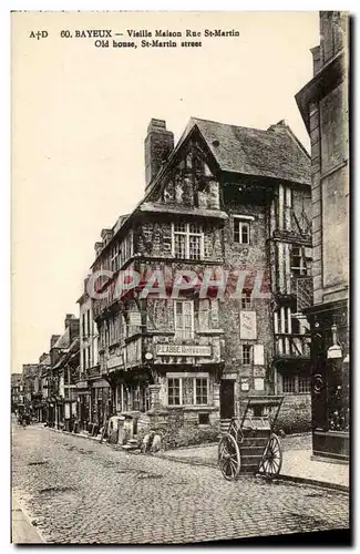 Cartes postales Bayeux vieille maison rue St Martin