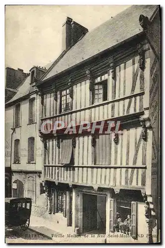 Cartes postales Bayeux vieille maison de la rue Saint Malo