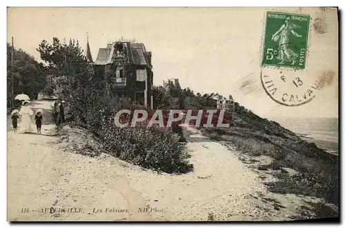 Cartes postales Auberville Les falaises