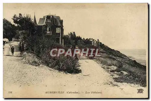 Cartes postales Auberville Les falaises