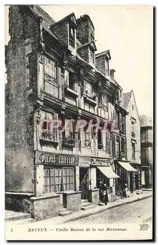 Ansichtskarte AK Bayeux Vieille maison de la rue Bienvenue Coiffeur