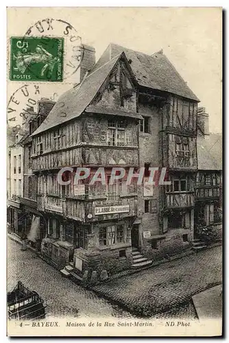 Cartes postales Bayeux Maison de la rue Saint Martin