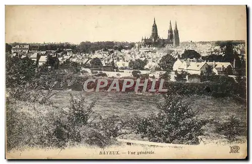 Cartes postales Bayeux Vue generale