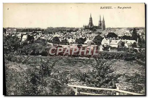 Cartes postales Bayeux Vue generale