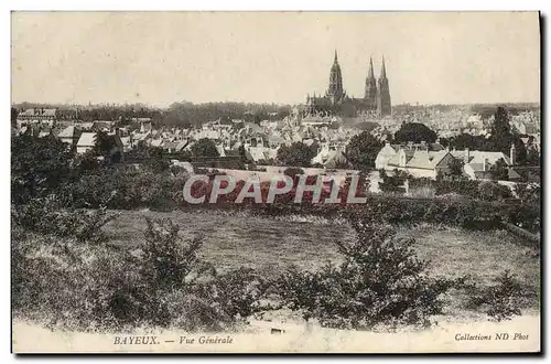 Cartes postales Bayeux Vue generale