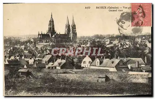 Cartes postales Bayeux Vue generale