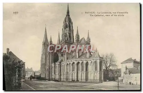 Cartes postales Bayeux le cathedrale vue d&#39ensemble